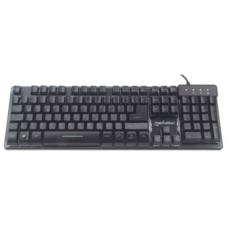 Tastiera USB Manhattan Gaming Metal Base Edition