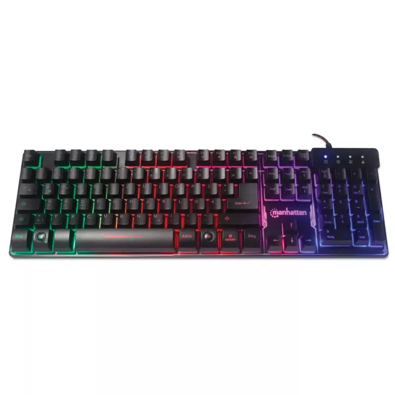 Tastiera USB Manhattan Gaming Metal Base Edition