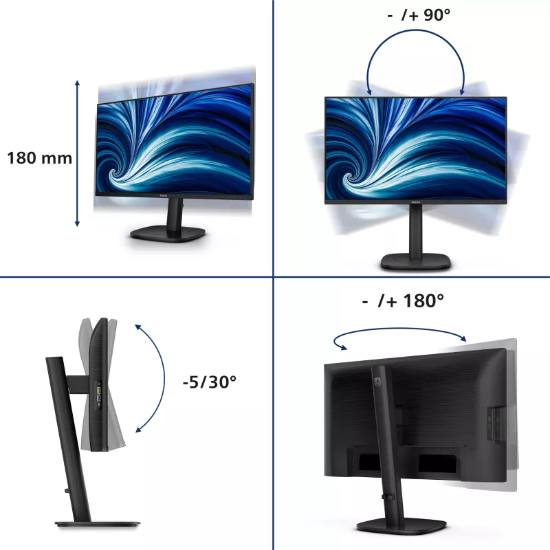 Philips serie 3000 24B2N3200D/00 monitor per computer 61,2 cm (24,1