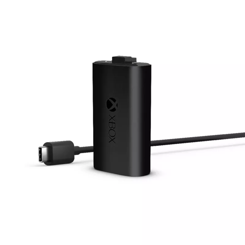 Microsoft Xbox Play & Charge Kit (SXW-00002) batteria ricaricabile con cavo USB-C, nero