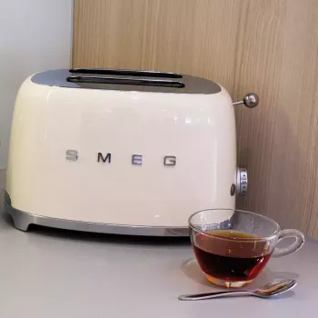 Tostapane Smeg TSF01CREU crema 2 fette