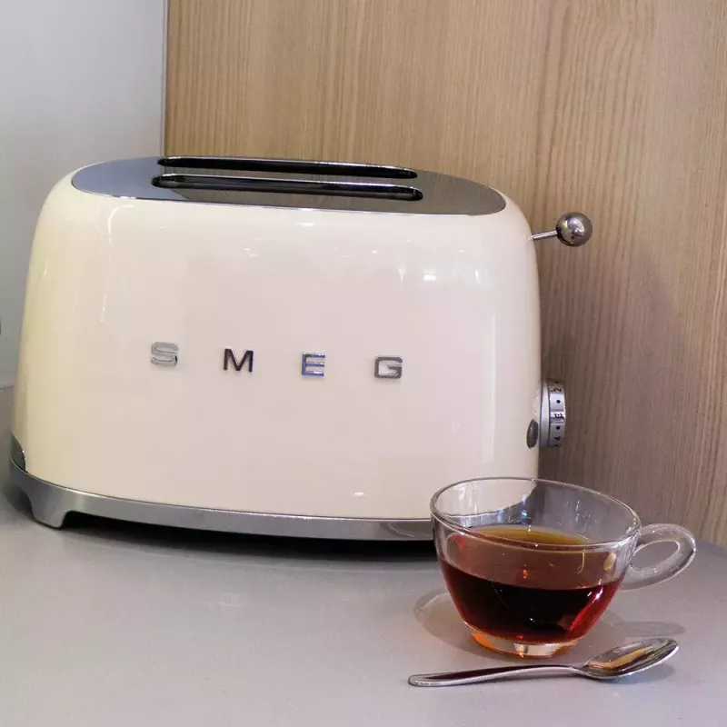 Tostapane Smeg TSF01CREU crema 2 fette