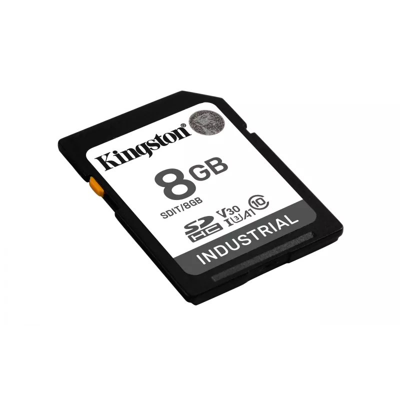 Kingston Technology 8G SDHC Industrial pSLC, 8 GB, SDXC, Classe 10, UHS-I, 100 MB/s, 80 MB/s