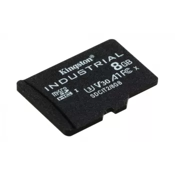 Kingston Technology 8GB microSDHC Industrial C10 A1 pSLC Card confezione singola senza adattatore