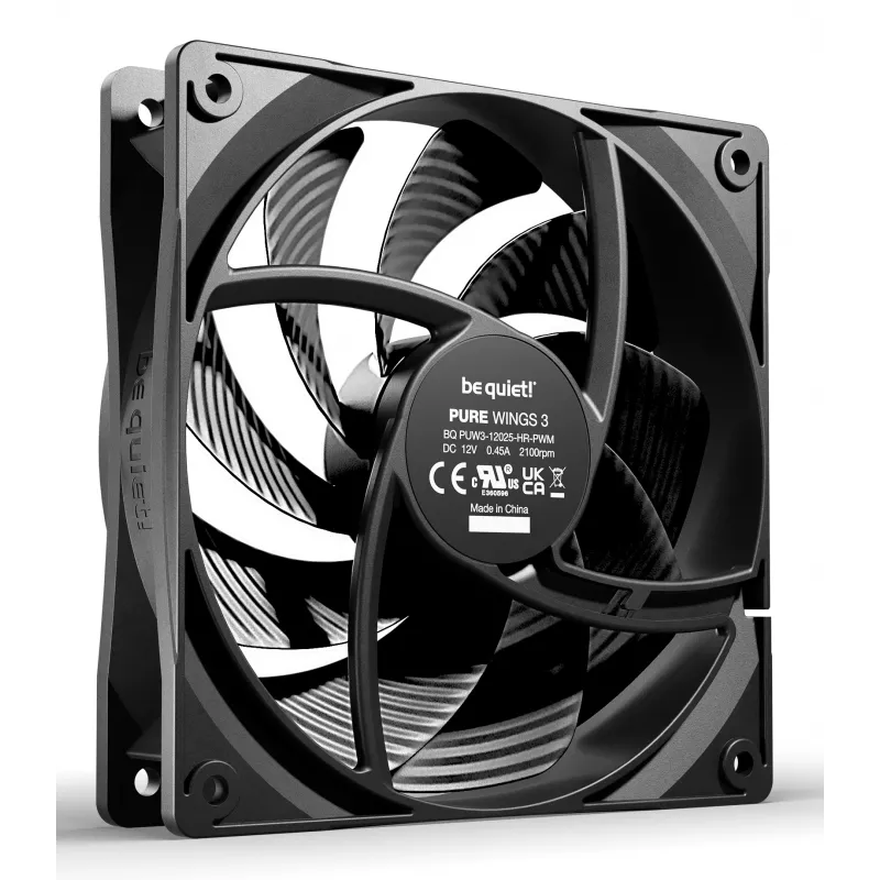 be quiet Pure Wings 3 120mm | PWM high-speed Triple Pack ventole per case computer 12 cm nero 3 pz.