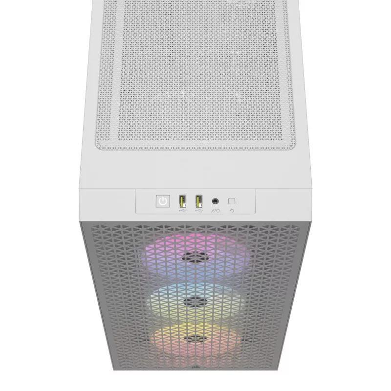 CORSAIR case PC Mid-Tower - 3000d RGB Airflow - bianco