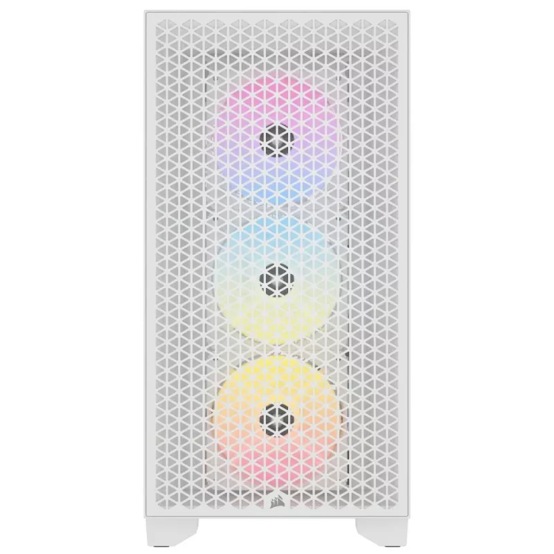 CORSAIR case PC Mid-Tower - 3000d RGB Airflow - bianco