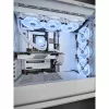 CORSAIR Mid-Tower Smart Case - iCUE 5000X - RGB QL Edition Tempered Glass True - bianco