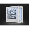 CORSAIR Mid-Tower Smart Case - iCUE 5000X - RGB QL Edition Tempered Glass True - bianco