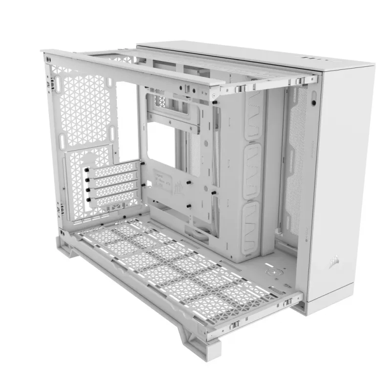 CORSAIR Case PC – 2500X Mid-Tower Dual Chamber Case PC – bianco