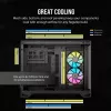 CORSAIR Case PC - Icue Link 2500x RGB Micro ATX Dual Chamber nero