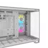 CORSAIR Case PC – iCUE LINK 2500X RGB Micro-ATX Dual-Chamber bianco