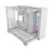 CORSAIR Case PC – iCUE LINK 2500X RGB Micro-ATX Dual-Chamber bianco