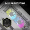 CORSAIR Case PC – iCUE LINK 2500X RGB Micro-ATX Dual-Chamber bianco