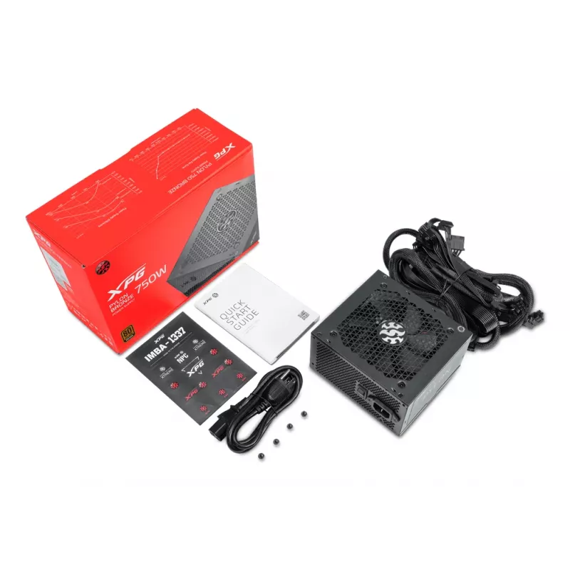 XPG PYLON 750W alimentatore, 750 W, 100 - 240 V, 50/60 Hz, 10 - 5 A, attivo, 120 W