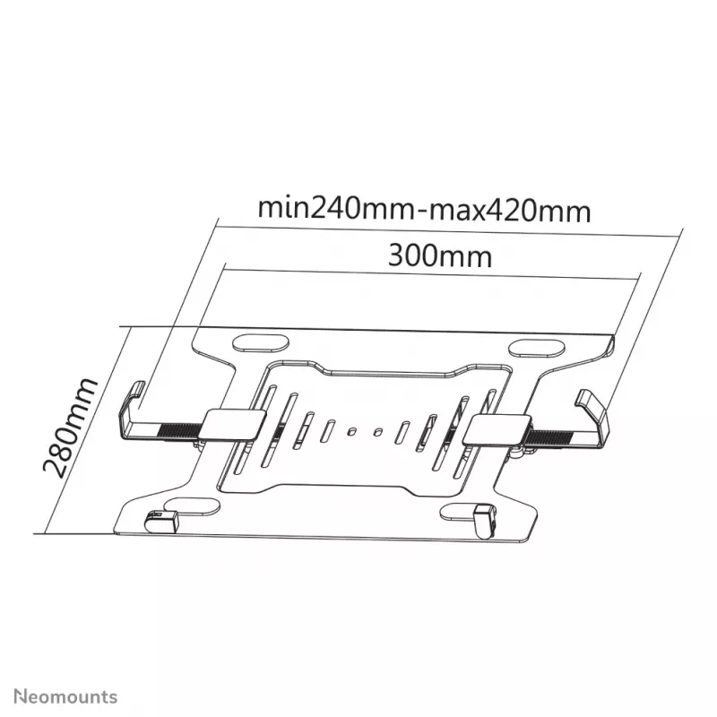 Neomounts NOTEBOOK-V200 supporto per laptop 10-15 pollici - VESA - universale