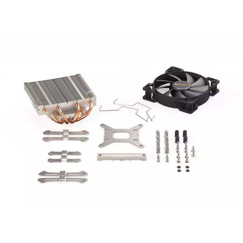 Dissipatore per CPU be quiet! Shadow Rock LP, ventola da 120 mm, Intel LGA1700/1200/1150/1151/1155/2011 Square ILM, AMD AM5/AM4/AM3(+)/AM2(+)/FM1/FM2(+), 130 W TDP, altezza 75,4 mm