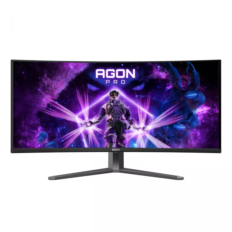 Monitor per computer AOC AGON PRO AG346UCD 86,4 cm (34 pollici) 3440 x 1440 pixel Wide Quad HD QD-OLED nero, grigio