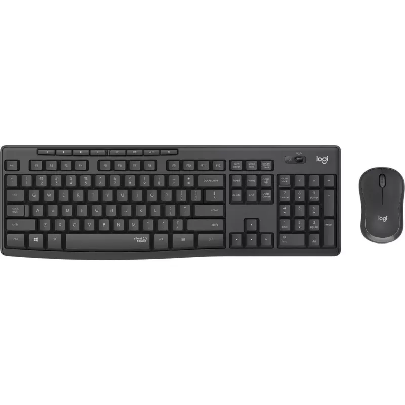 LOGITECH Mk295 Silent Wireless Combo Graphite Azerty belga