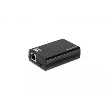 LevelOne splitter Gigabit PoE bt su USB-C PD 3.0, IEEE 802.3af, IEEE 802.3at, IEEE 802.3bt, 10/100/1000Base-T(X), nero, attività, connessione, alimentazione, 0 - 40 °C, 0 - 70 °C