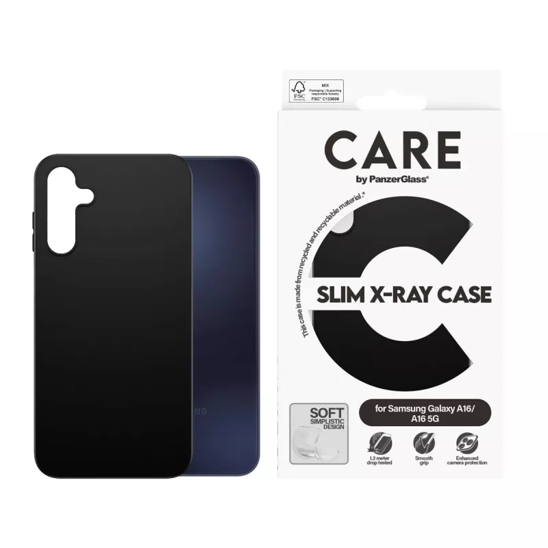 PanzerGlass CARE™ by ® Case nero Samsung Galaxy A16 4G | A16 5G