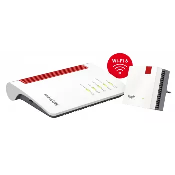 Mesh Set 7530 AX + 1200 AX dual band (2,4 GHz / 5 GHz) Wi-Fi 6 (802.11ax) rosso, bianco 4 3G interno