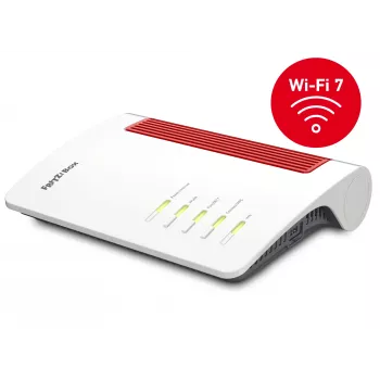 Box FRITZ 4690 router Wi-Fi dual band (2,4 GHz / 5 GHz) rosso, bianco
