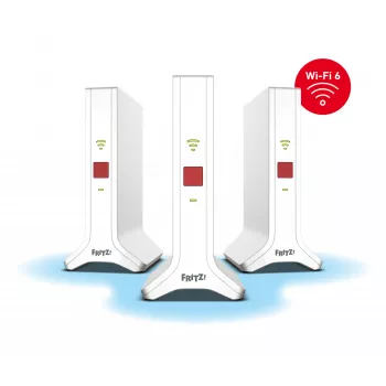 Mesh Set 4200 dual band (2,4 GHz / 5 GHz) Wi-Fi 6E (802.11ax) rosso, bianco 2x2/4x4