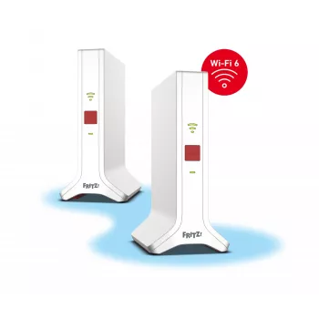 Mesh Set 4200 dual band (2,4 GHz / 5 GHz) Wi-Fi 6E (802.11ax) rosso, bianco 2x2/4x4