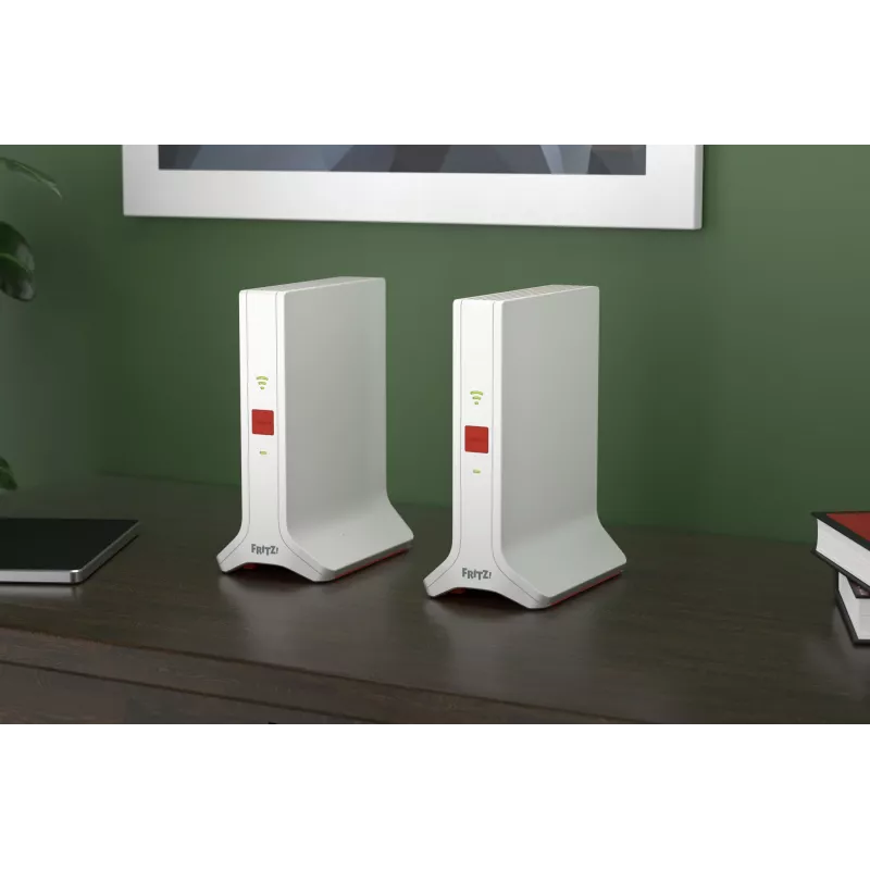 Mesh Set 4200 dual band (2,4 GHz / 5 GHz) Wi-Fi 6E (802.11ax) rosso, bianco 2x2/4x4