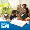 Box 5690 router Wi-Fi 2,5 Gigabit Ethernet dual band (2,4 GHz / 5 GHz) rosso, bianco