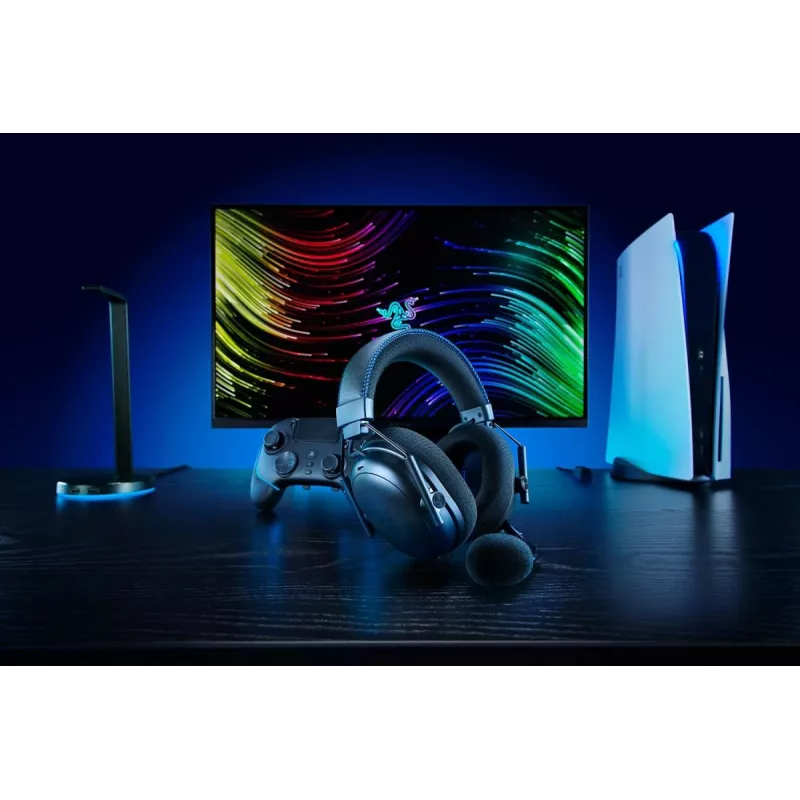 RAZER Cuffie Blackshark V3 Pro - Stereo - Wireless/ USB - Nero per Playstation