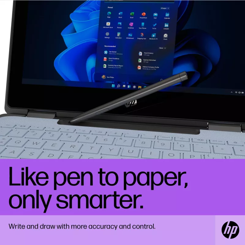 HP Penna ricaricabile sottile HP Penna ricaricabile sottile nera batteria integrata