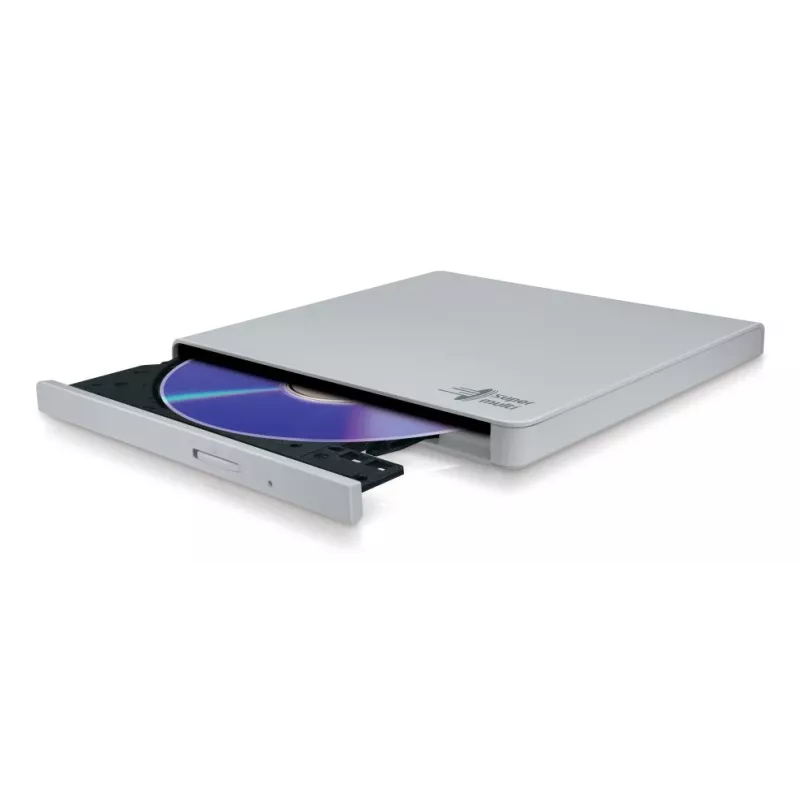HITACHI-LG DATA STORAGE masterizzatore DVD portatile sottile - Gp57eb40 - USB 2.0 - bianco