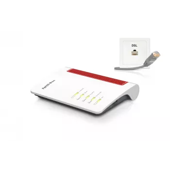 Box FRITZ 7530 Router WLAN Gigabit Ethernet Dualband (2,4 GHz / 5 GHz) nero, rosso, bianco