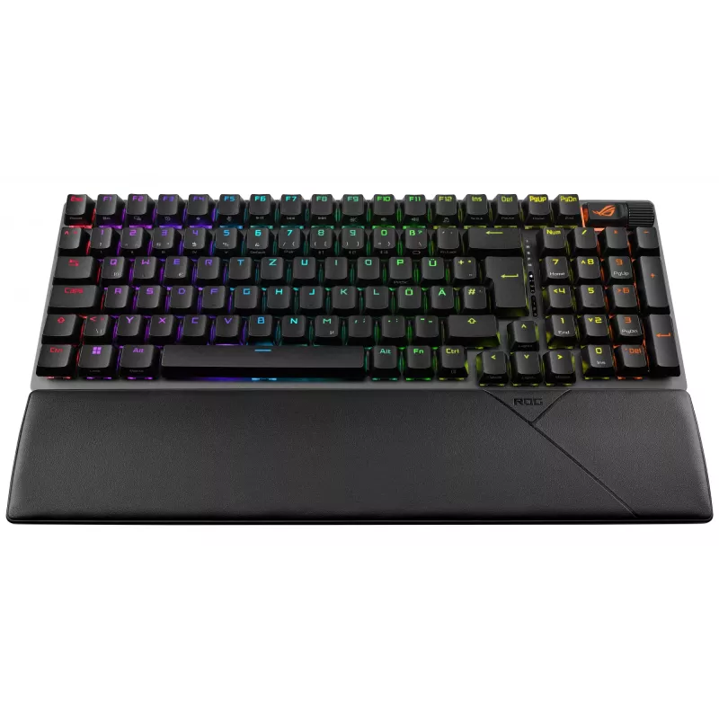 ASUS ROG Strix Scope II 96 Wireless tastiera gaming USB + RF Wireless + Bluetooth QWERTZ tedesco nero