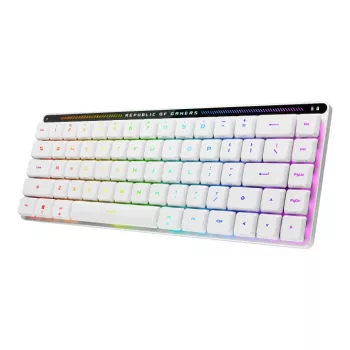ASUS ROG Falchion RX Low Profile tastiera gaming USB + RF Wireless + Bluetooth QWERTZ bianco