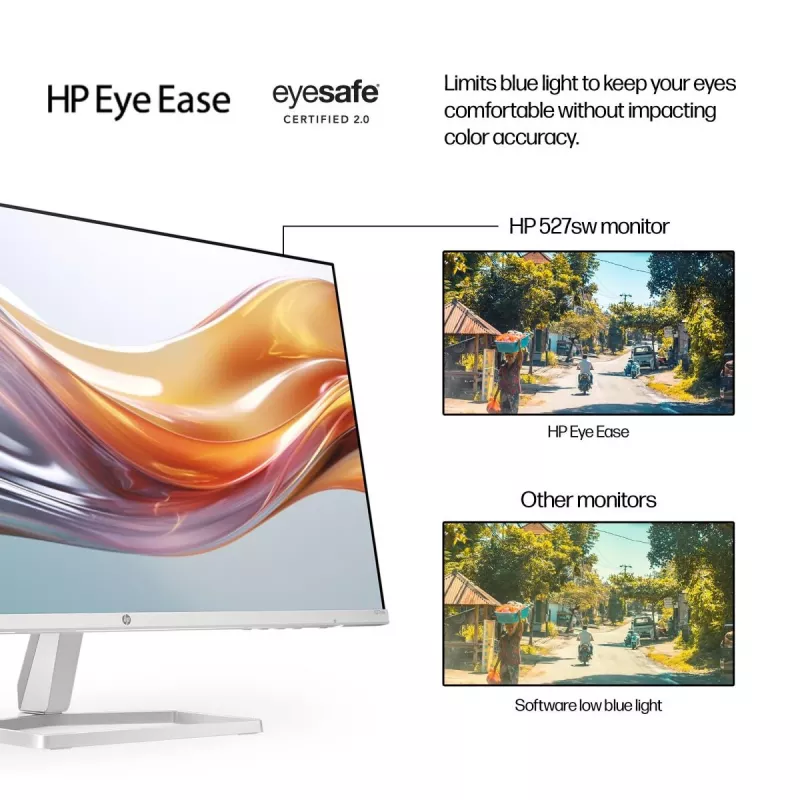 Monitor desktop HP Serie 5 527sw - 27 pollici - 1920x1080 (FHD) - IPS