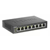 Switch unmanaged D-Link DGS-1008P/E, L2, 8 porte, PoE