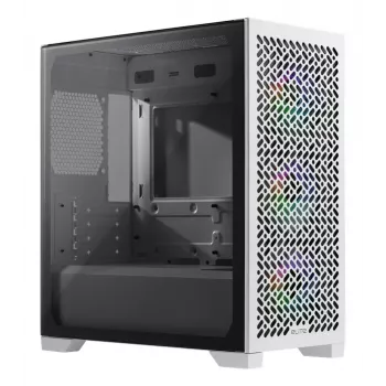 Case PC Cooler Master Elite 302 bianco mATX con 3 ventole ARGB da 120mm