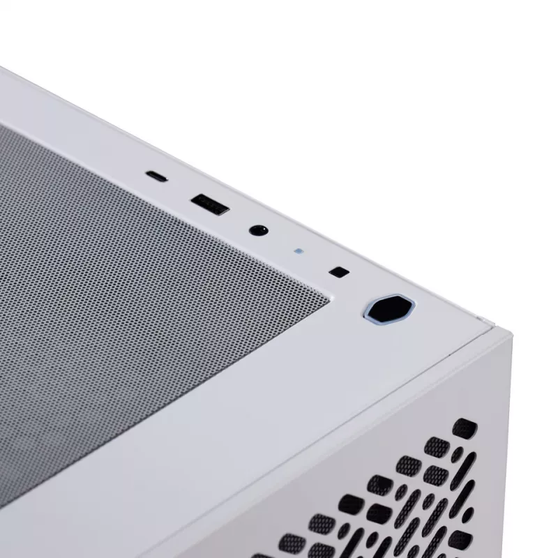 Case PC Cooler Master Elite 302 bianco mATX con 3 ventole ARGB da 120mm