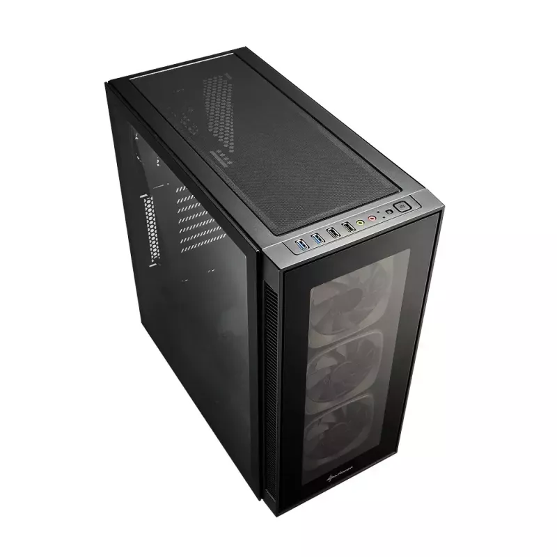 Case PC Sharkoon TG6 RGB Midi Tower nero