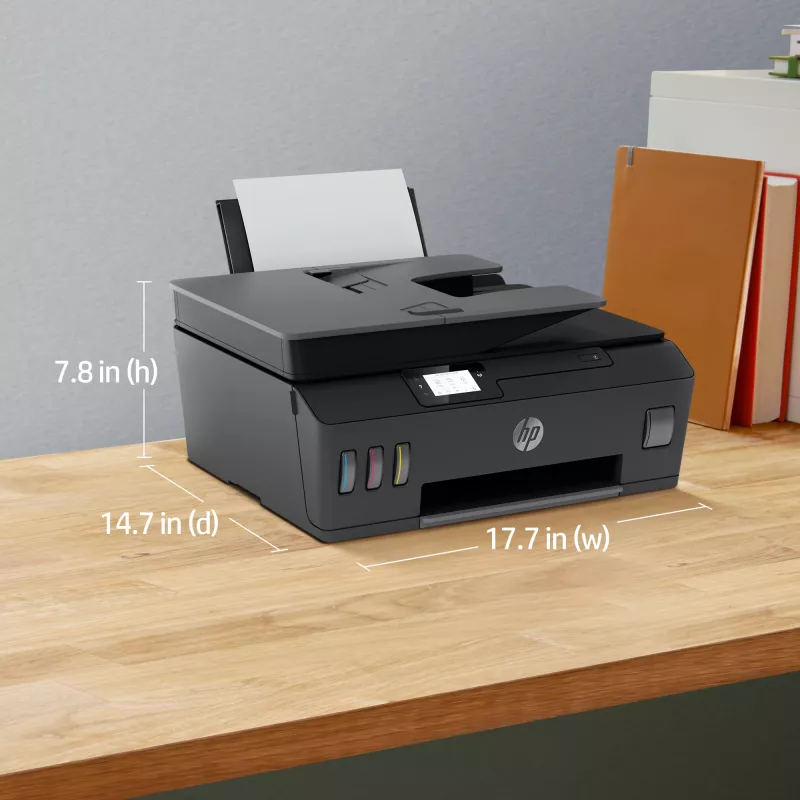 Stampante multifunzione a colori HP Smart Tank Plus 655 Wireless, copiatrice, scanner