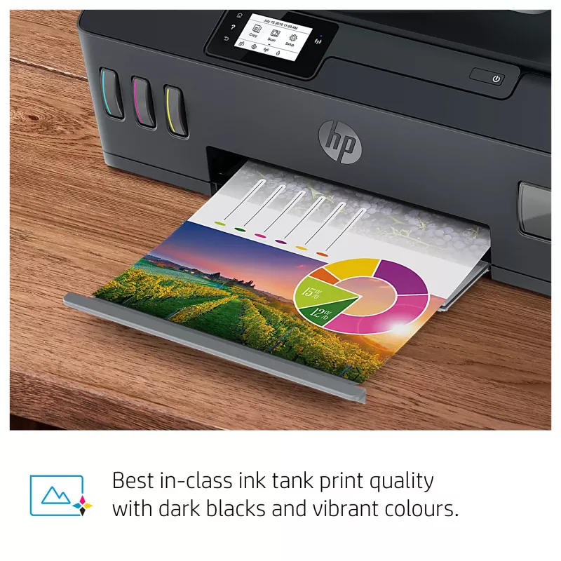 Stampante multifunzione a colori HP Smart Tank Plus 655 Wireless, copiatrice, scanner