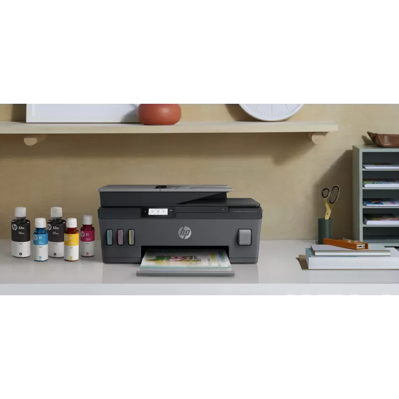 Stampante multifunzione a colori HP Smart Tank Plus 655 Wireless, copiatrice, scanner