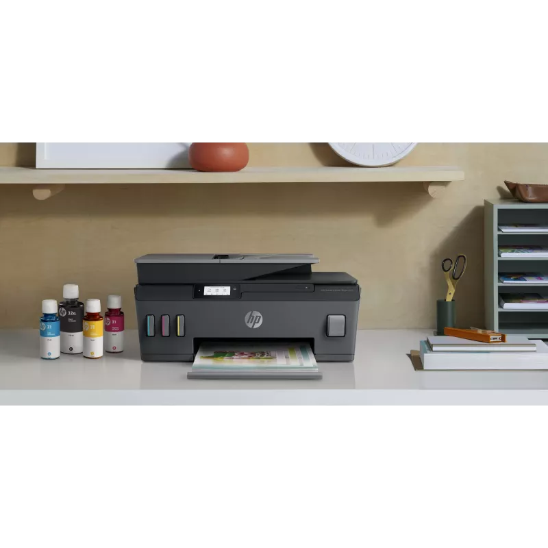 Stampante multifunzione a colori HP Smart Tank Plus 655 Wireless, copiatrice, scanner