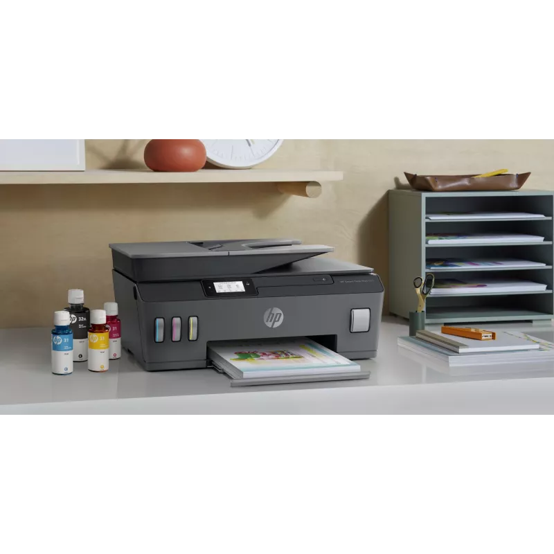 Stampante multifunzione a colori HP Smart Tank Plus 655 Wireless, copiatrice, scanner