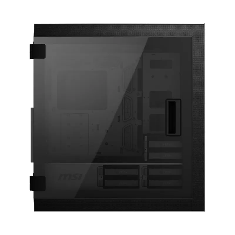 Case per gaming MSI MPG SEKIRA 500P Full-Tower 'nero, 4 ventole PWM da 120mm, USB Type-C, pannello in vetro temperato, E-ATX, ATX, mATX, mini-ITX'