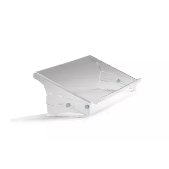 Supporto per documenti BakkerElkhuizen Q-doc 515, acrilico, plastica, acciaio, 10 kg, 120 - 240 mm, trasparente, 505 mm, 290 mm