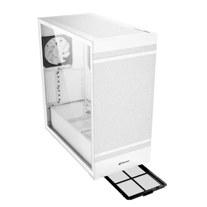 Case PC Sharkoon REBEL C50 RGB Full Tower bianco